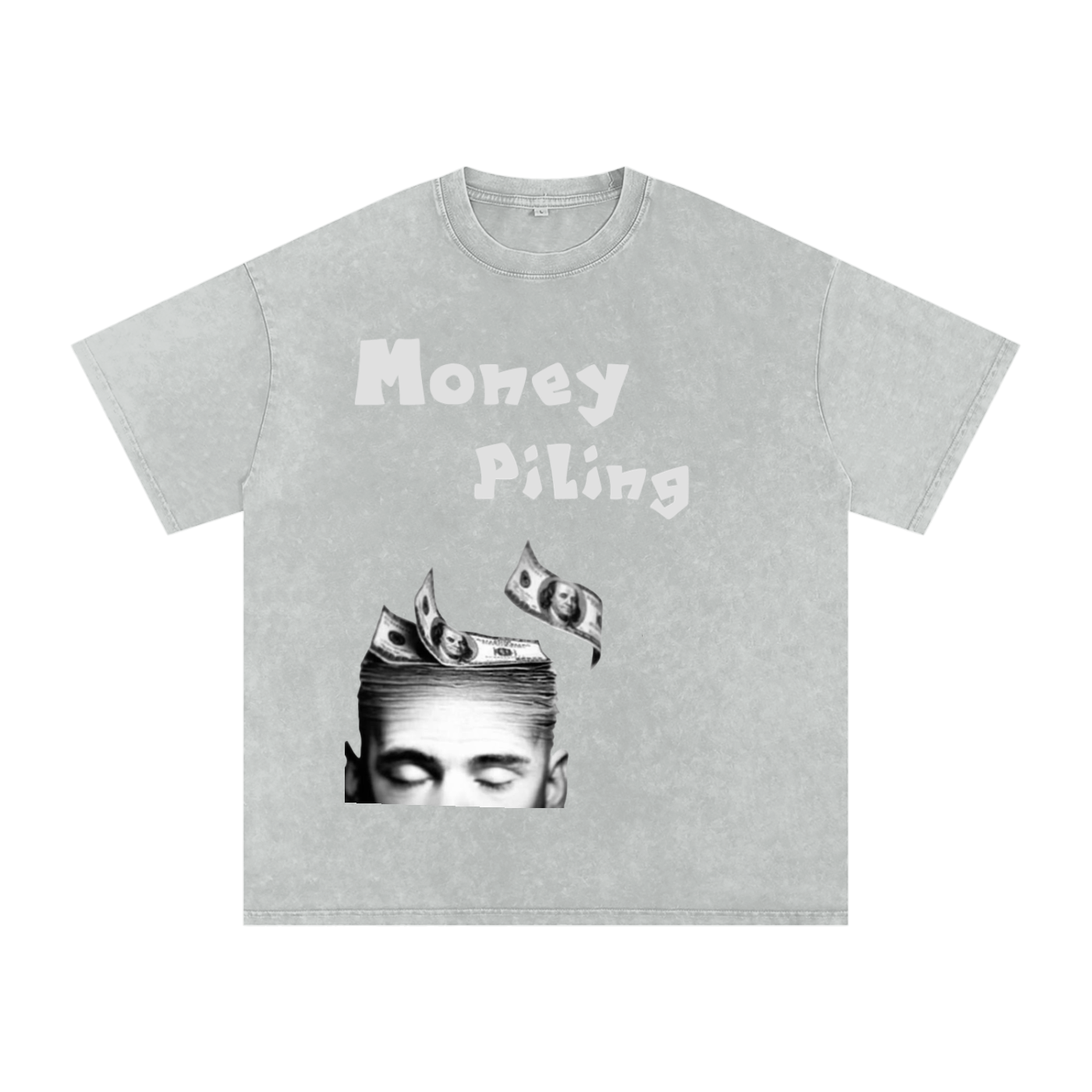 Money piling Oversize T-Shirt - 250 GSM