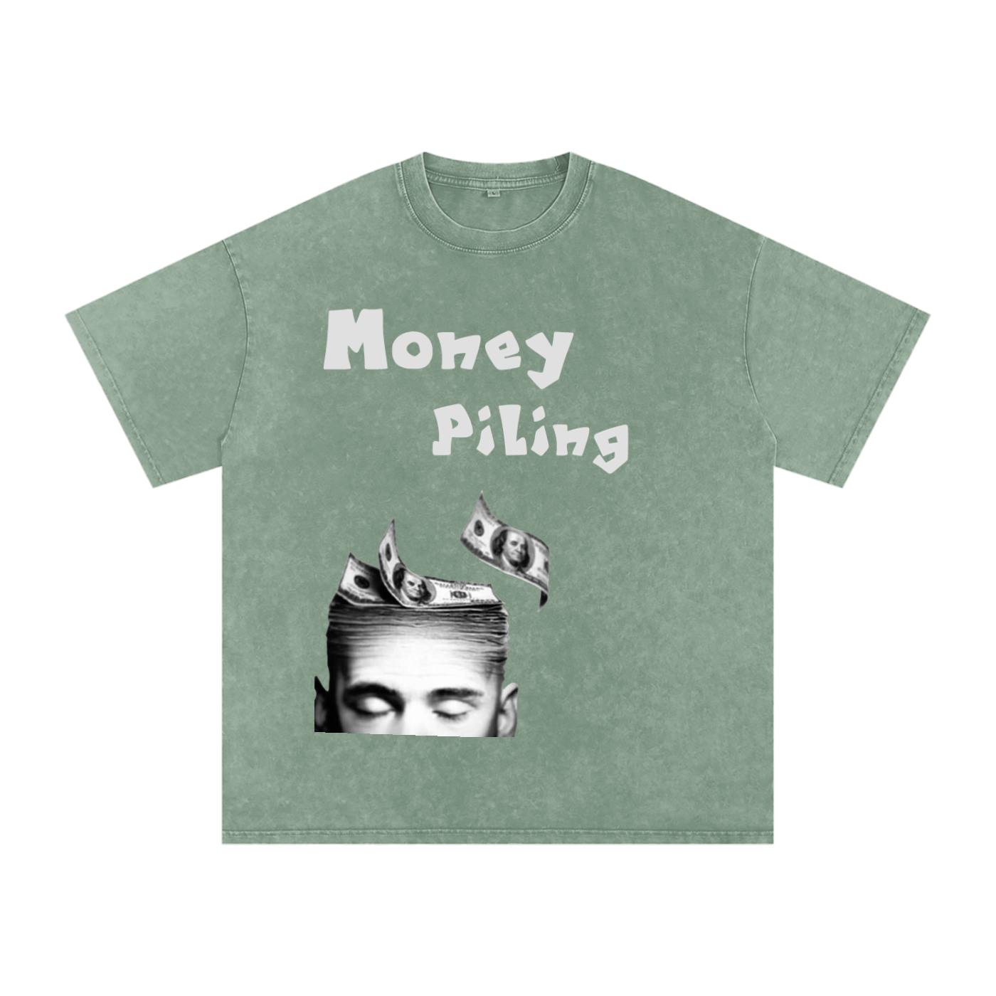 Money piling Oversize T-Shirt - 250 GSM
