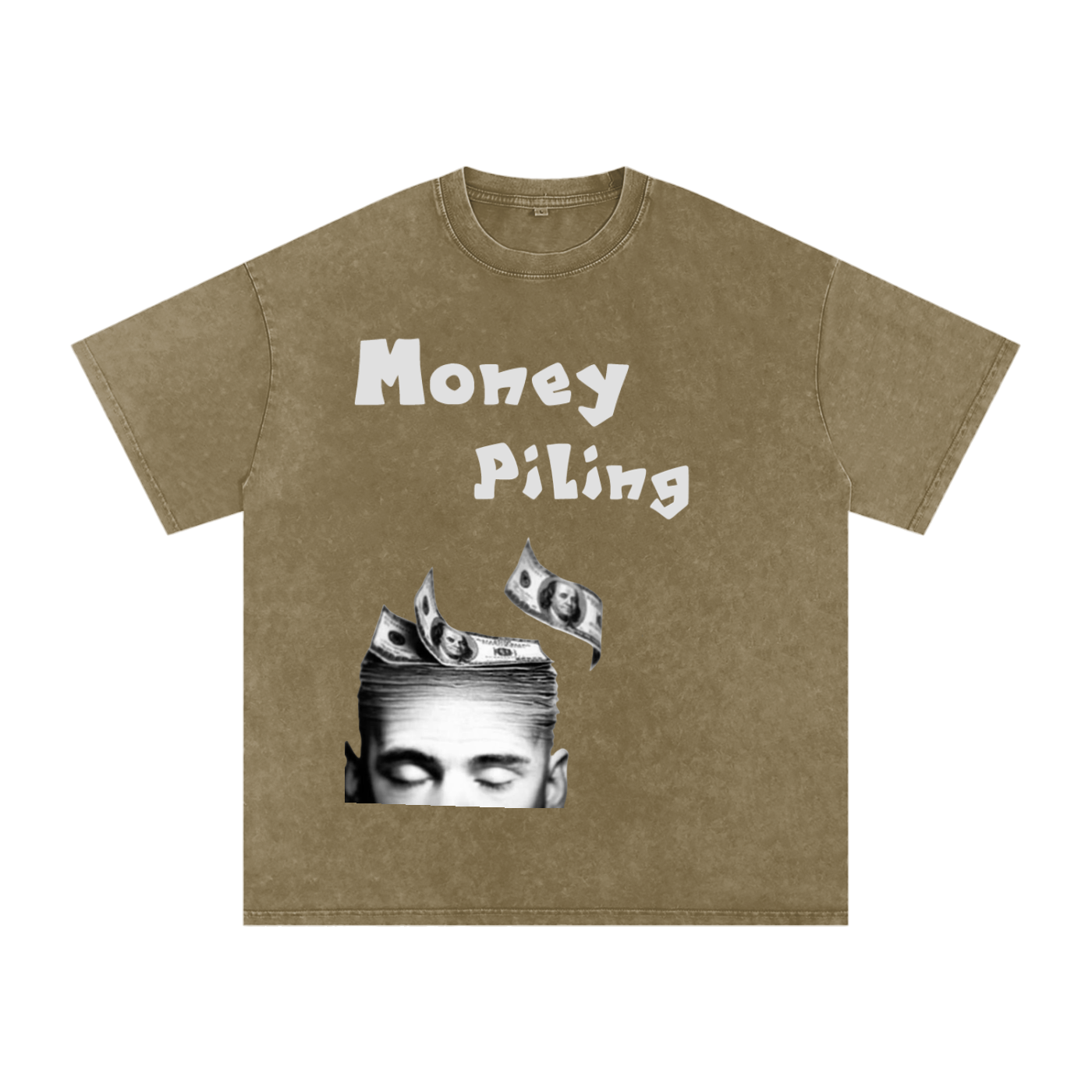 Money piling Oversize T-Shirt - 250 GSM
