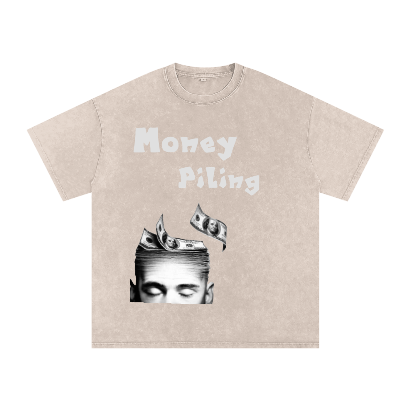 Money piling Oversize T-Shirt - 250 GSM
