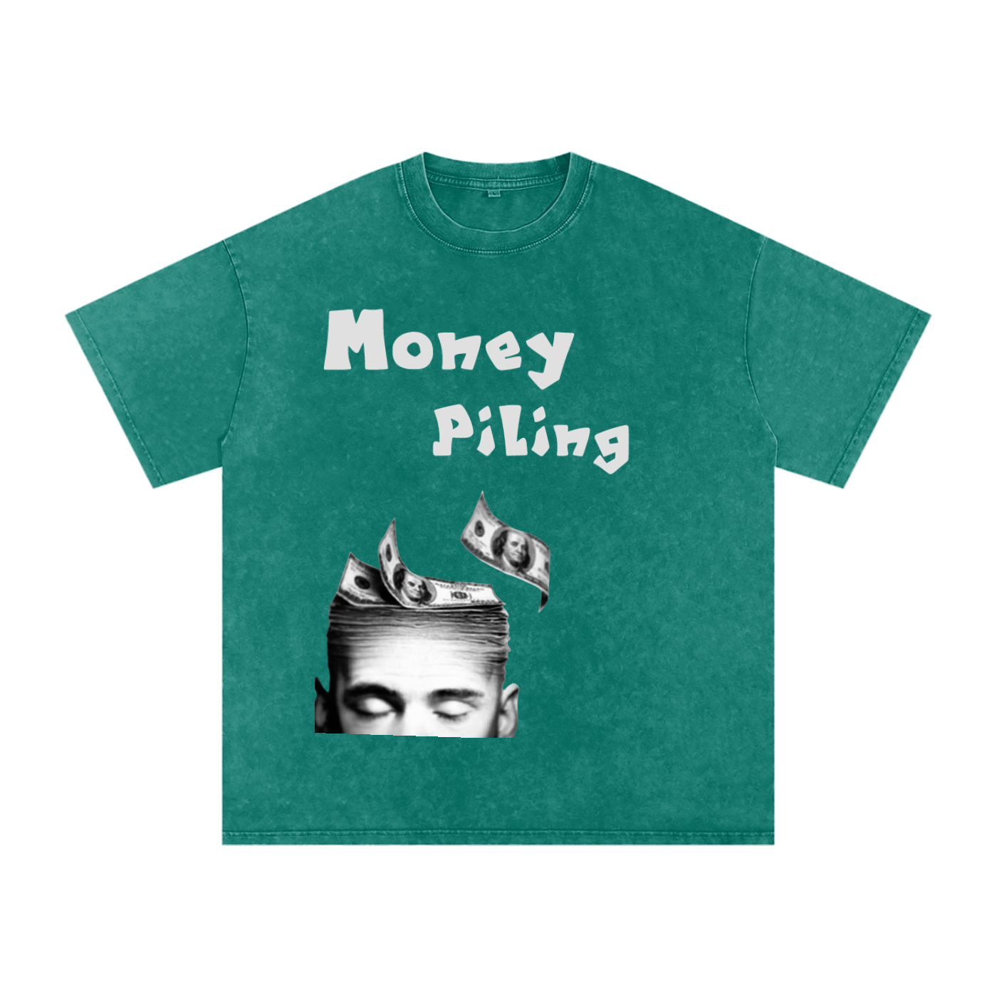 Money piling Oversize T-Shirt - 250 GSM