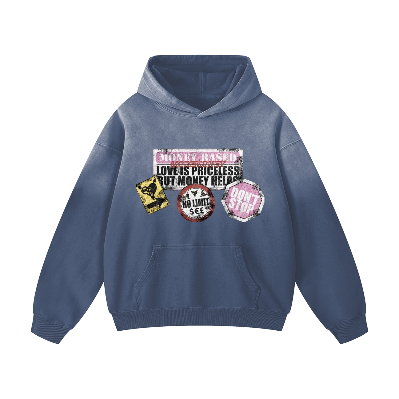 Hugs n drugs  Oversized Hoodie