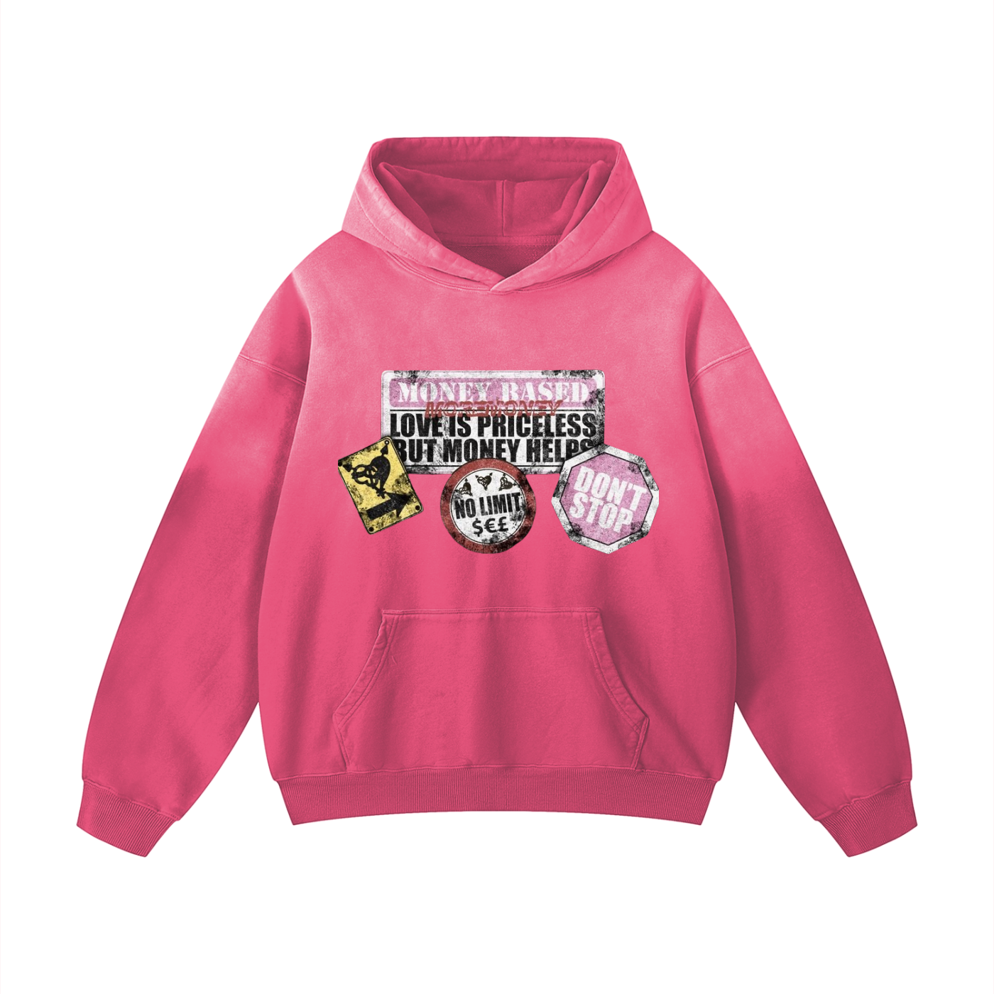 Hugs n drugs  Oversized Hoodie