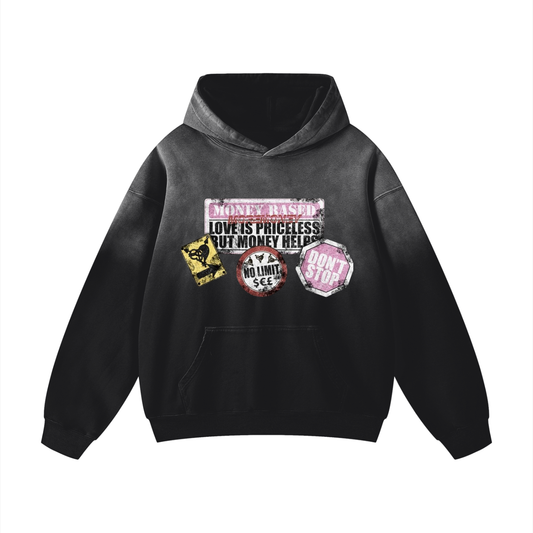 Hugs n drugs  Oversized Hoodie