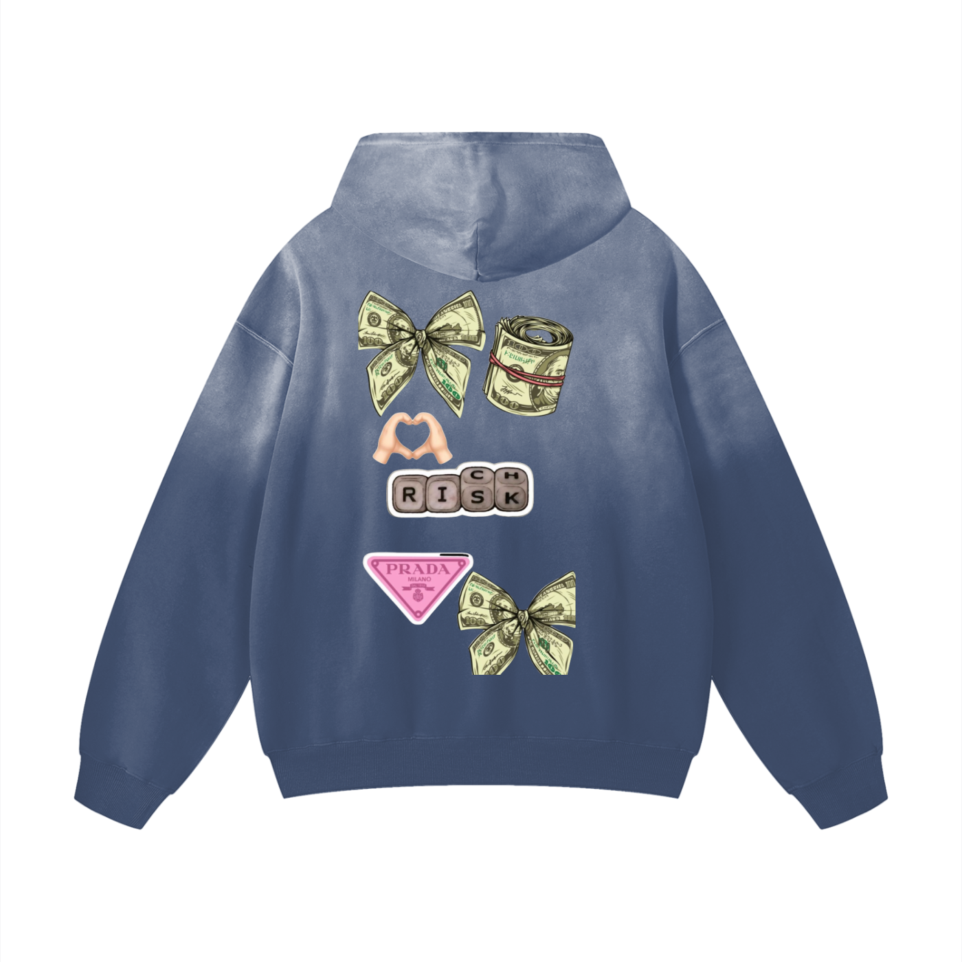 Hugs n drugs  Oversized Hoodie