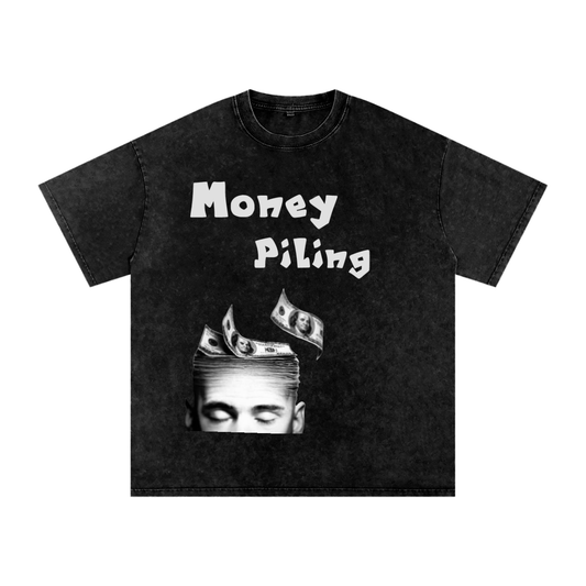 Money piling Oversize T-Shirt - 250 GSM